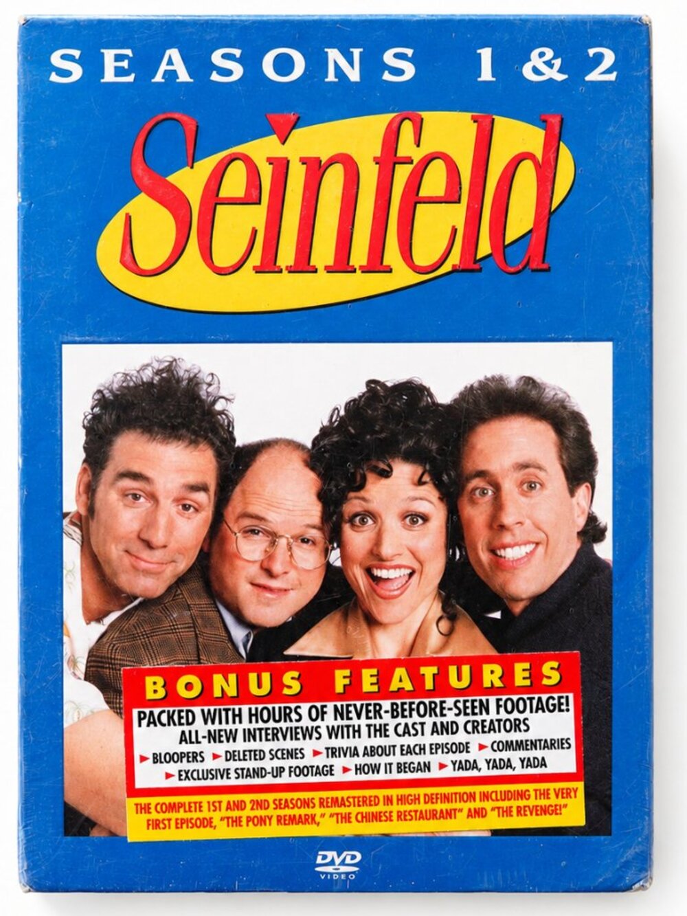 Seinfeld Seasons 1 & 2 DVD Box Set Volume 1 with Bonus Features